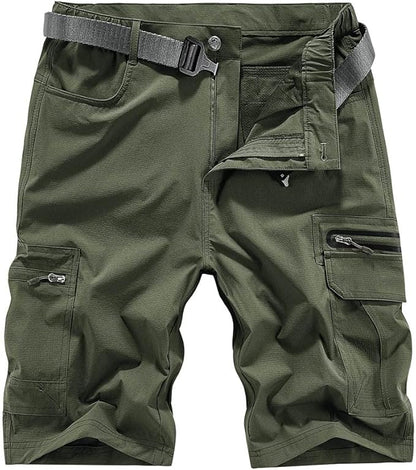 Quick Dry Hiking Shorts Men's Cargo Casual Outdoor 4-Way Stretchy Lightweight Summer Short with
