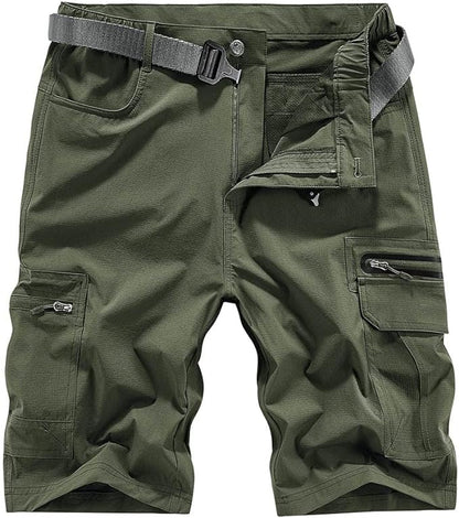 Quick Dry Hiking Shorts Men's Cargo Casual Outdoor 4-Way Stretchy Lightweight Summer Short with