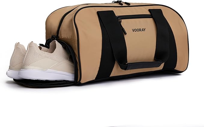 Vooray Burner Gym Duffel Bag, Gym Bag for Women and Men with Shoe Compartment, Weekender, Overnight