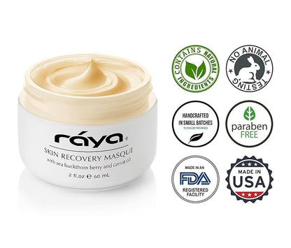 Raya Skin Recovery Masque (600) | Calming, Multi-Vitamin Facial Treatment Mask for Dry and