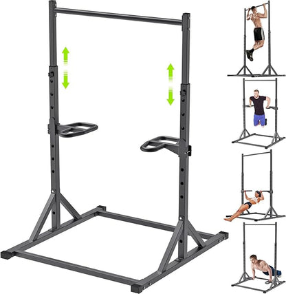 SELEWARE Adjustable Pull Up Station, Multifunction Pull Up Bar, Fully Welded, 500 lbs Capacity