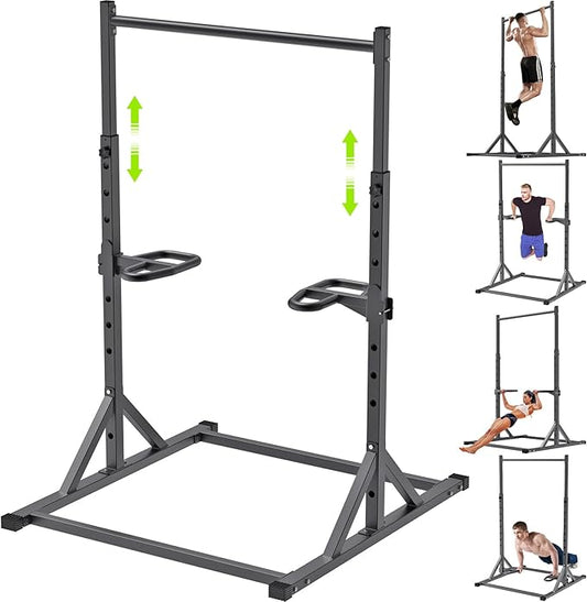 SELEWARE Adjustable Pull Up Station, Multifunction Pull Up Bar, Fully Welded, 500 lbs Capacity