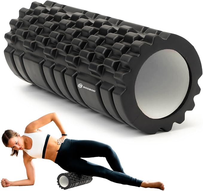 Deep Tissue Foam Roller - High-Density Muscle Massage Roller for Recovery, Pain Relief, Trigger