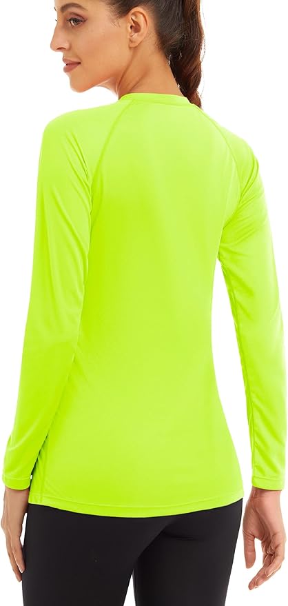 MAGCOMSEN Women's 2 Pack Long Sleeve Shirts UPF 50+ Sun Protection Quick Dry Swim Shirt for Rash