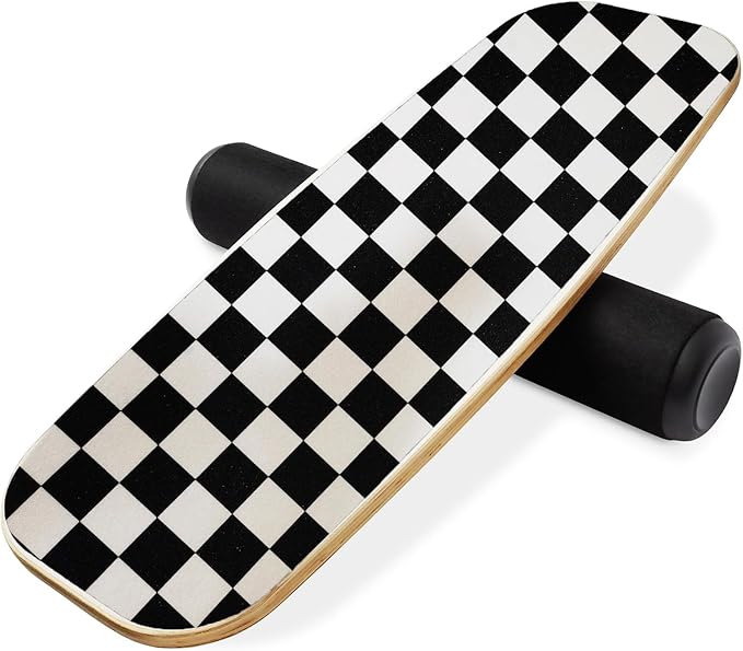 Balance Board Surf Trainer with Adjustable Stoppers - 2 Different Distance Options Balance Board