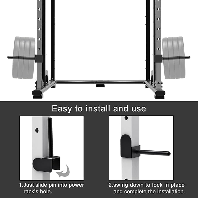Kipika Weight Plate Holder for 2x2 and 3x3 Power Rack - Attachment for Storage - Fits Standard