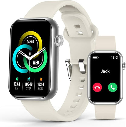Smart Watch Fitness Tracker (Answer/Make Call), 24/7 Heart Rate Spo2 Blood Pressure Monitor Sleep
