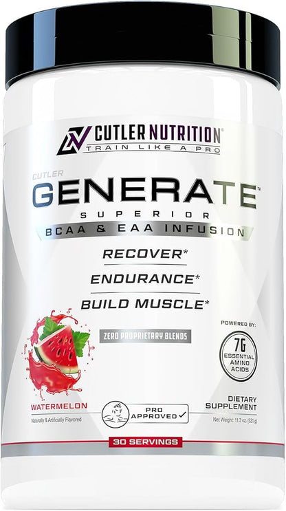 Generate EAA and BCAA Powder: Best Post Workout Recovery Drink and Branched Chain Amino Acids