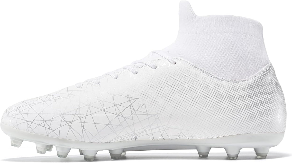 Kids Soccer Cleats High Top Training Youth Football Cleats, Boys Girls Athletic Outdoor