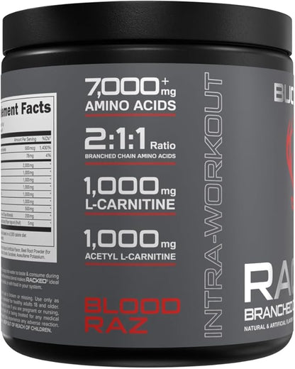 Bucked Up- BCAA RACKED??Branch Chained Amino Acids | L-Carnitine, Acetyl L-Carnitine, GBB | Post