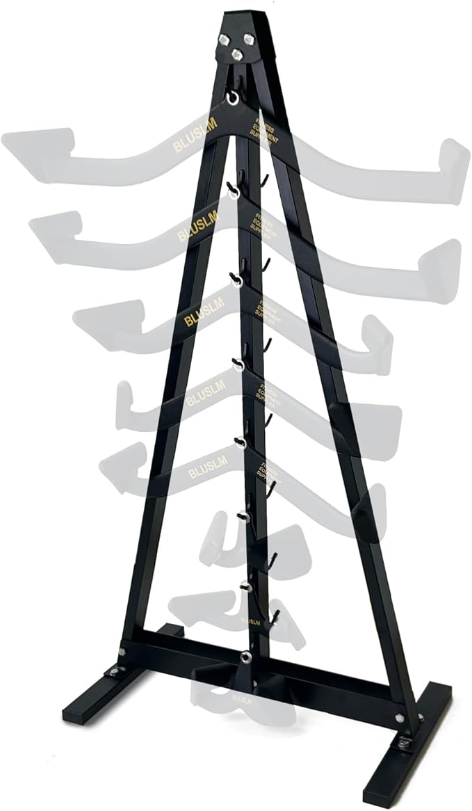 Lat Pull Down Bar Gym Accessory Rack, Lat Pulldown Attachments Cable Attachment Storage Rack for