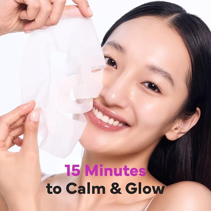 SAM'U Born Panthenol Chilling Mask ??Korean Facial Sheet Mask with Birch Sap & Xylitol for Deep