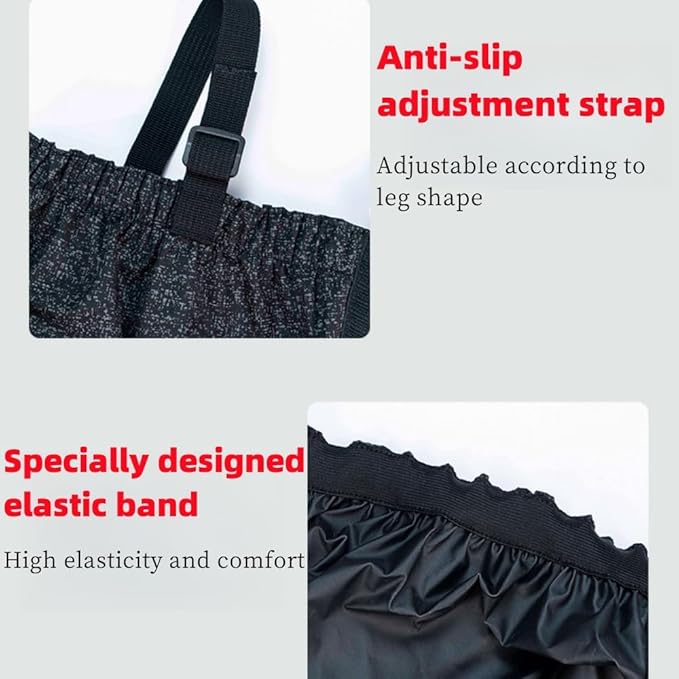 Leg Gaiters, Waterproof,Lightweight and Adjustable, Snow Boot Gaiters, for Men and Women Hiking