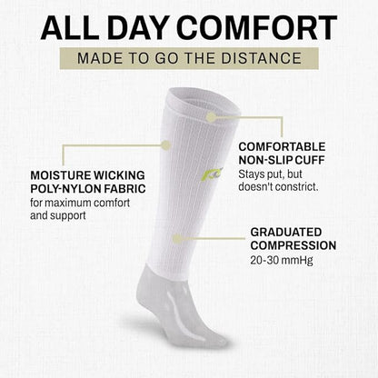 Calf Sleeve for Pain Relief | Calf Guard for Running, Cycling, Nurses, and Sports
