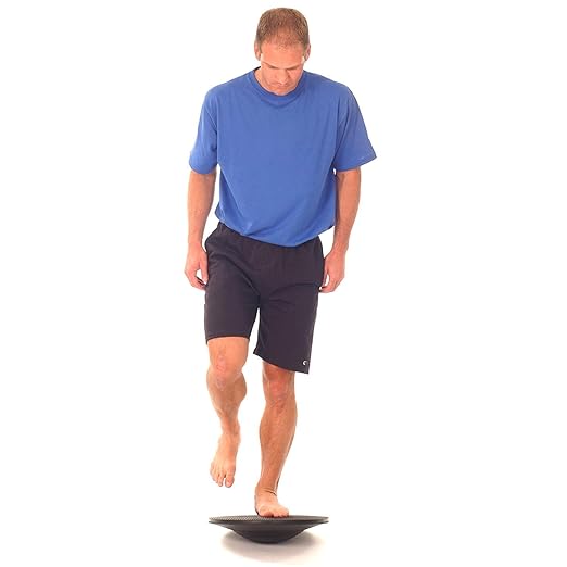 THERABAND Wobble Board Stability and Balance Trainer, Round Balance Board for Physical Therapy