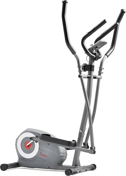 Sunny Health & Fitness Smart 2-in-1 Upright Elliptical Full-Body Exerciser, Home Cross-Training