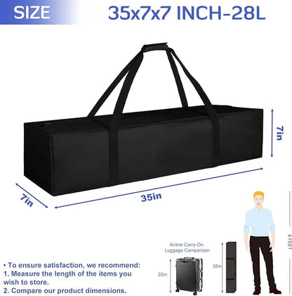 INFANZIA 35inch Sports Duffel Travel Bag, 28L Extra Large Duffel Luggage Bag with Upgrade Zipper