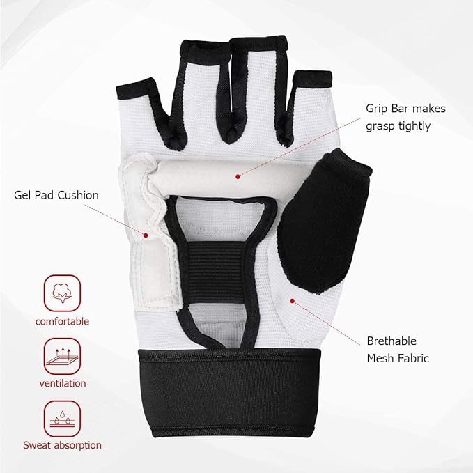 Punch Bag Training Gloves, LangRay MMA Grappling Gloves for Sparring Martial Arts Boxing Training
