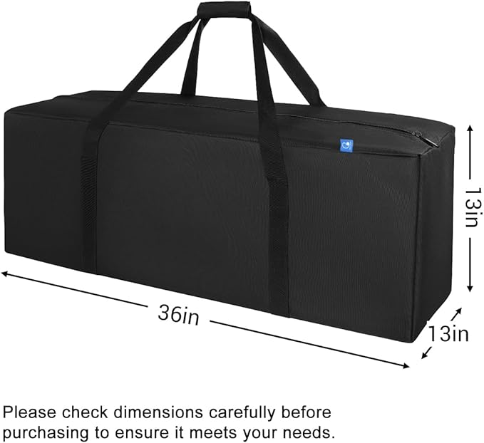 COOLBEBE 36-Inch Large Travel Duffle Bag, 100L Heavy Duty Luggage for Sports Equipment, Camping &