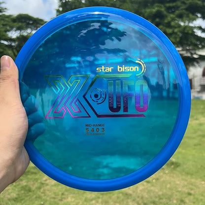X-UFO Disc Golf Starter Set - 3 Piece Professional Disc Golf Set for Beginners, Lightweight &