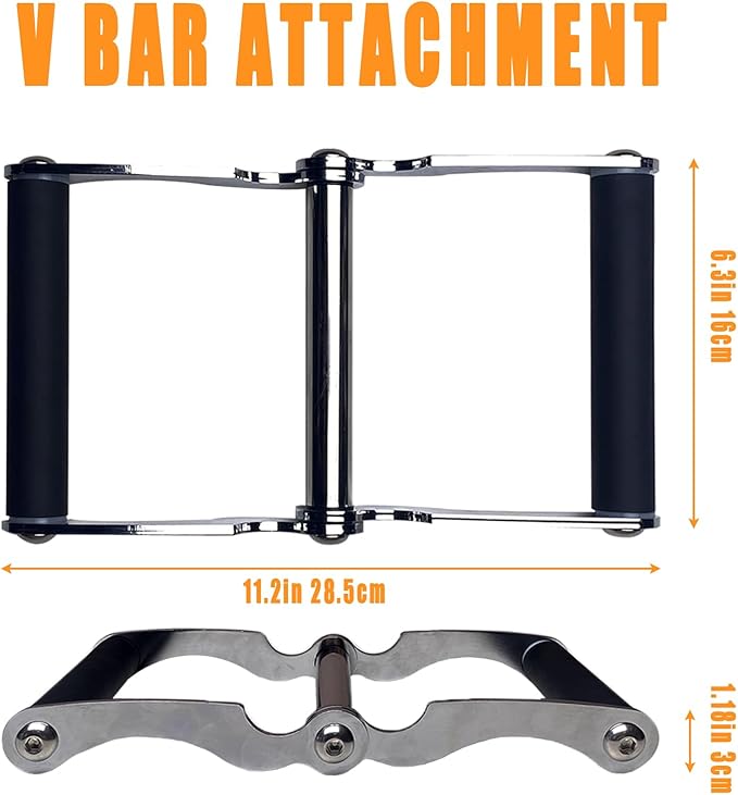 Viking Press Landmine Handle for 2-Inch Barbell, Hack Squat T-Bar Row Attachment Strength Training