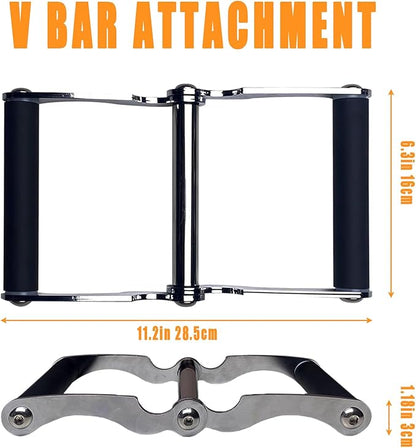 Viking Press Landmine Handle for 2-Inch Barbell, Hack Squat T-Bar Row Attachment Strength Training