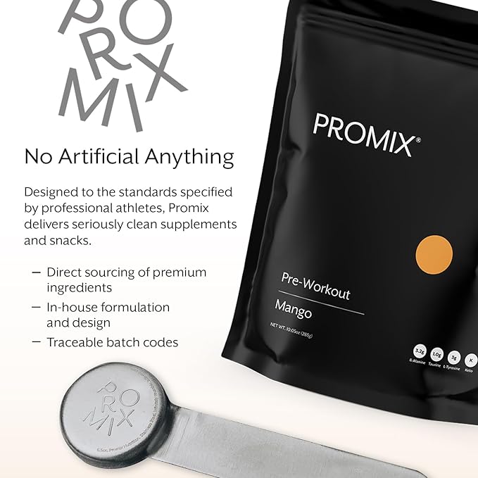 ProMix Nutrition Pre-Workout - Maximize Focus and Performance - Free of Stevia, Xanthan Gum, Soy