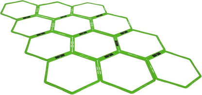 Yes4All Hex Agility Rings/Speed Rings with Carrying Bag – Hexagon Rings, Agility Hurdles for