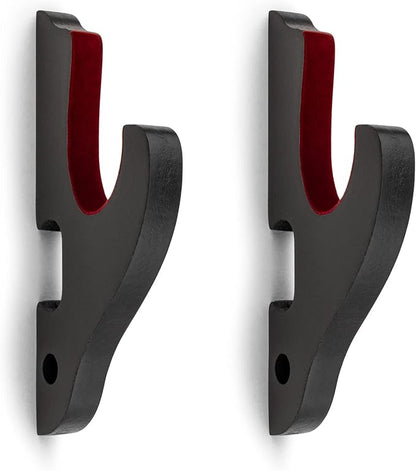Sword Holder Wall Mount 1-Tier Velvet Padded Hook Katana Holder Adjustable Display Hanger for