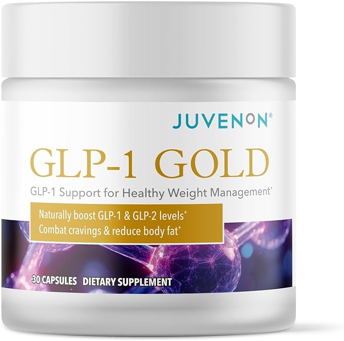 Juvenon GLP-1 Gold????Metabolic Support Supplement with CQR-300® & Eriomin????Helps Maintain