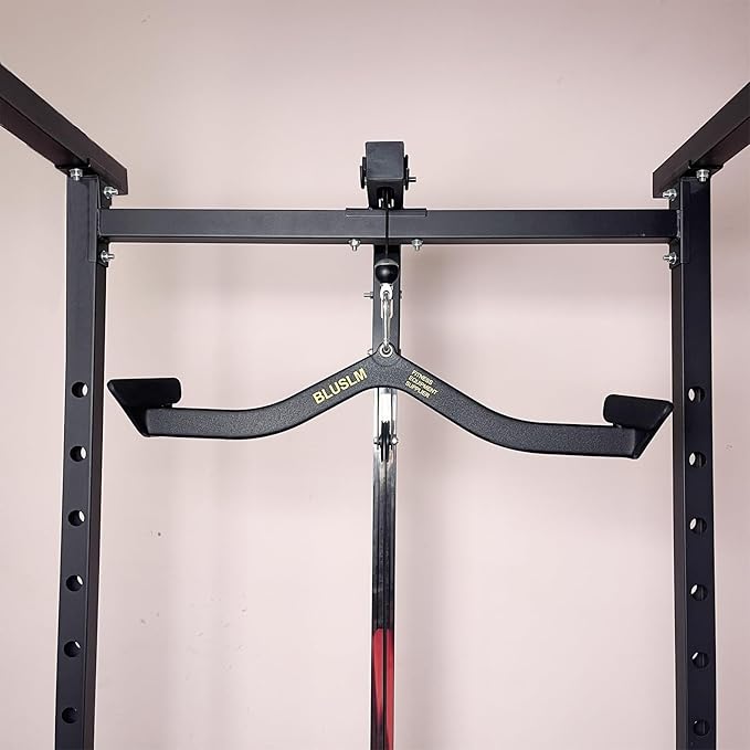 LAT Pull Down Bar for Cable Machine, LAT Pulldown Attachments T Bar V Bar Cable Attachment, Back