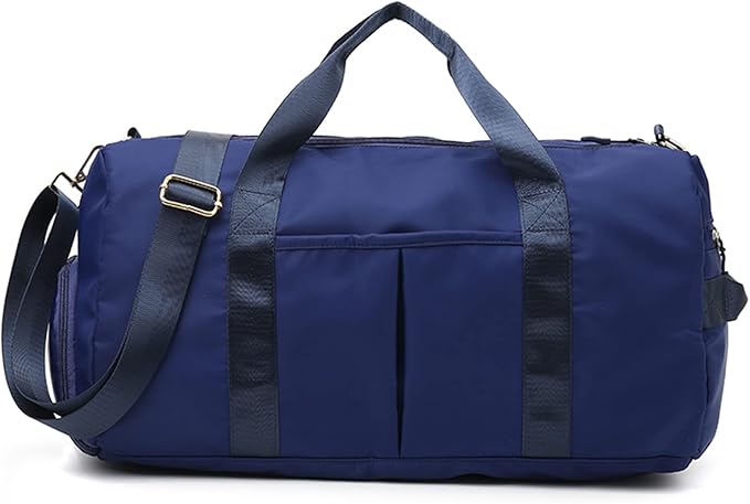 ZUEVI Sports Gym Duffel Bag for Men or Women Waterproof Weekender Travel Bag with Shoes Compartment