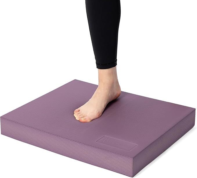 StrongTek Extra Wide Foam Balance Pad for Physical Therapy, 19" X 15.8" X 2.4", High-Density TPE