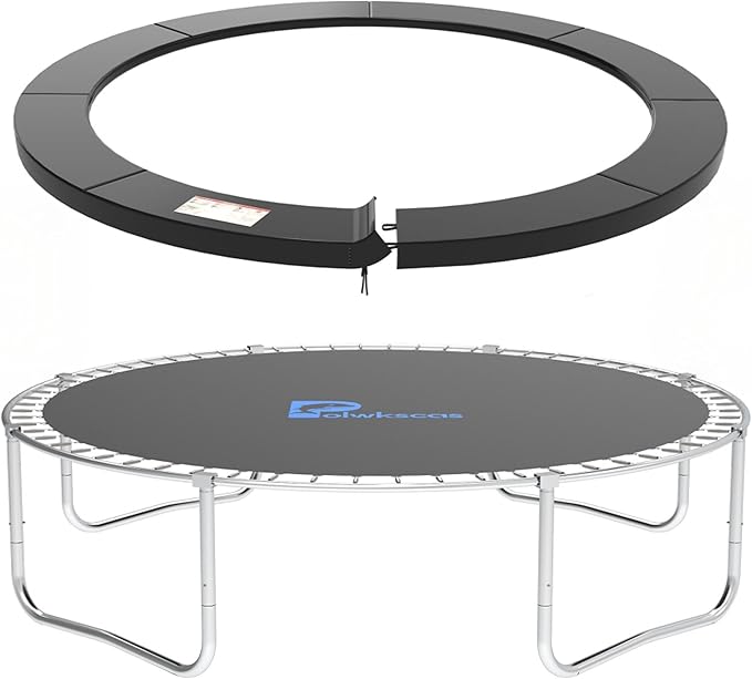 Trampoline Pad 10ft 12ft 14ft 15ft 16ft Trampoline Replacement Safety Pad, Waterproof and