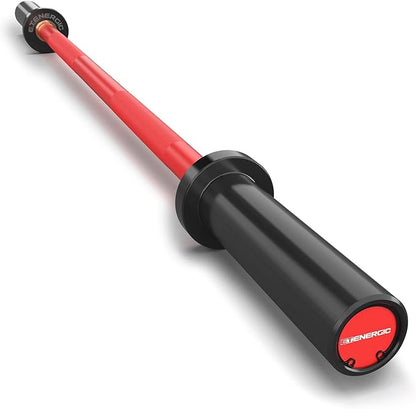 4ft Olympic Barbell 20KG Bar Load 500lbs Capacity Available Men's Barbell with Hard Chrome Sleeves