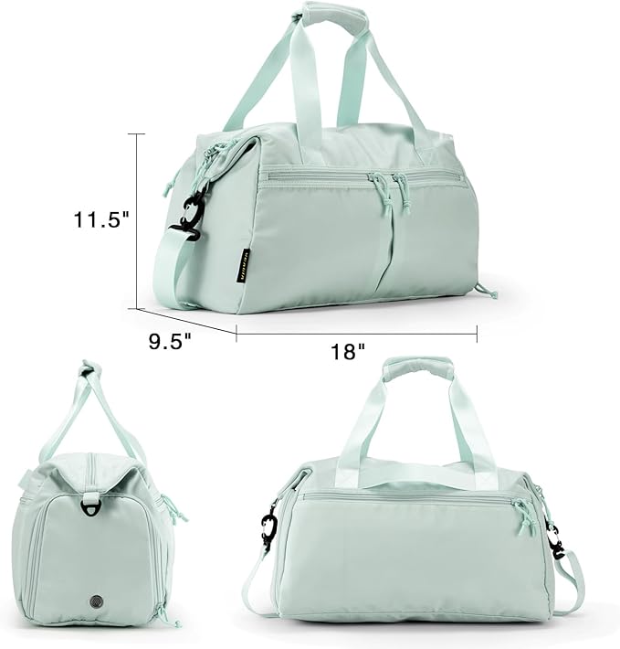 Weekender Duffel Bag with Shoe Compartment And Wet Pocket-Luggage Everyday Overnight Bag for Men