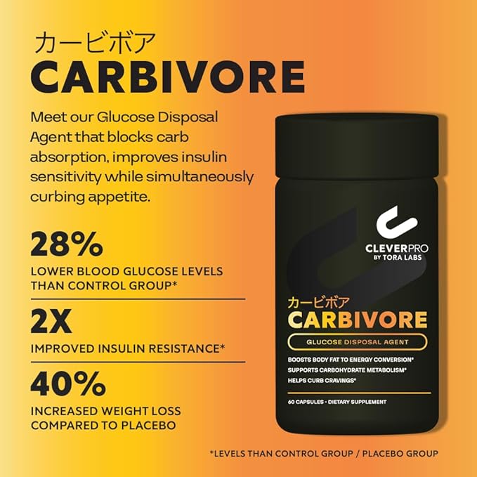 Carbivore Glucose Disposal Agent ??Supplement & Metabolism Booster??Supports Carbohydrate