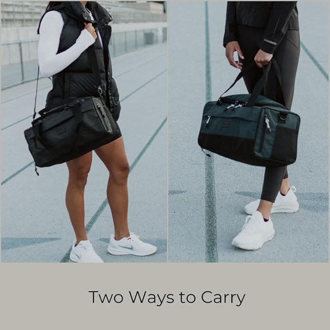Vooray 23L Boost Duffel Bag – Small Travel & Gym Bag with Shoe Pocket, Weekender for Women & Men