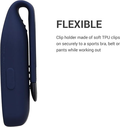 kwmobile 2X Clip Holders Compatible with Huawei Band 10/9 / 8 - Clip-On Holder Replacement Set