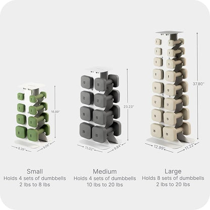 Dumbbell Racks, Space Saving Solution, Sturdy Cast Iron, Home Workout Storage, Heavy Weights