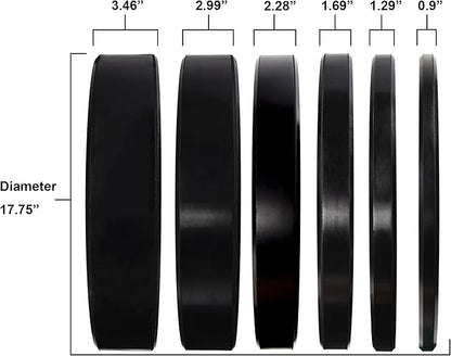 Olympic Bumper Plates Set, 2" Weight Plates for Strength Training & Weightlifting, Paris or Set or