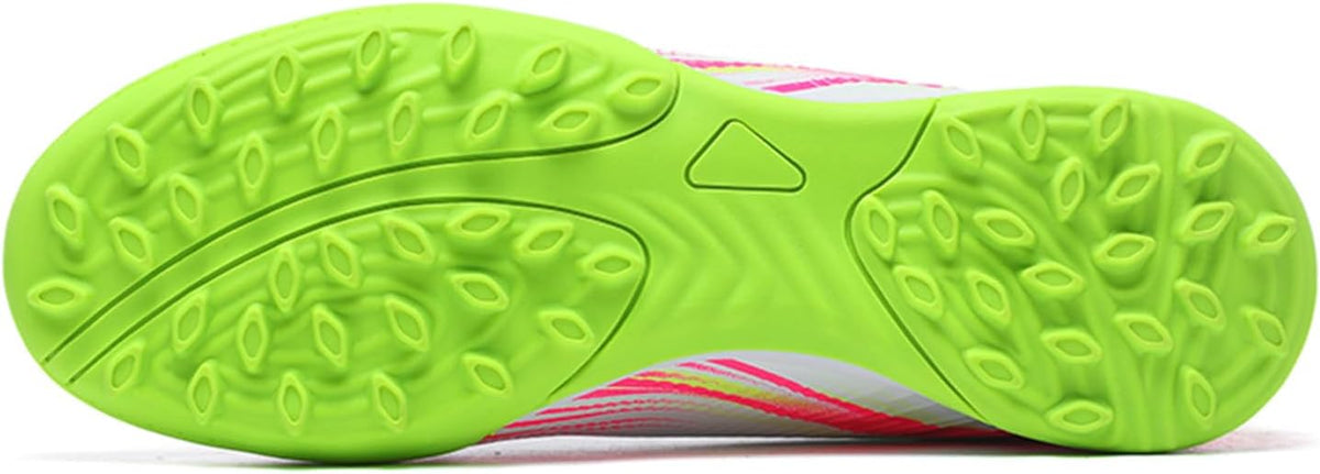 Men's High Top Soccer Shoes FG Long Spikes Adult Football Shoes Lightweight Professional Athletic