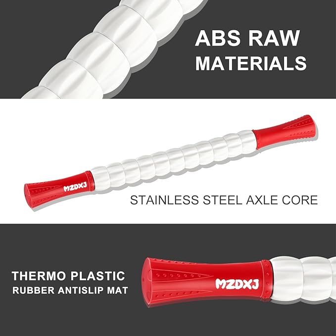 Muscle Roller Stick for Athletes - Deep Tissue Fascia Blaster & Roller Massager for Myofascial Pain