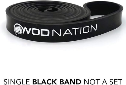 WOD Nation Pull Up Assistance Bands (10-175lbs Band) - Best for Pullup Assist, Chin Ups, Resistance