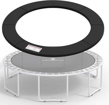 LANGXUN Universal Trampoline Repalcement Safety Pad, 8ft 10ft 12ft 14ft 15ft 16ft Waterproof