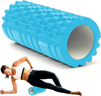 Deep Tissue Foam Roller - High-Density Muscle Massage Roller for Recovery, Pain Relief, Trigger