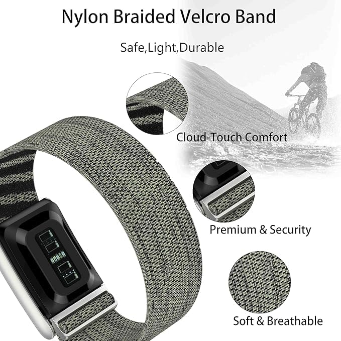 Nylon Soft Band Compatible with WHOOP 5.0, One, Peak, and Life | Adjustable, Durable & Secure Fit
