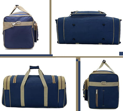 Travel Duffle Bags for Men 26" Weekender Over Night Carry On Bag Lightweight Extra Large Oxford