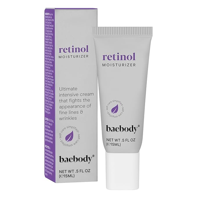 Baebody Made in USA Retinol Cream for Face - Anti Aging Face Cream for Fine Lines and Wrinkles