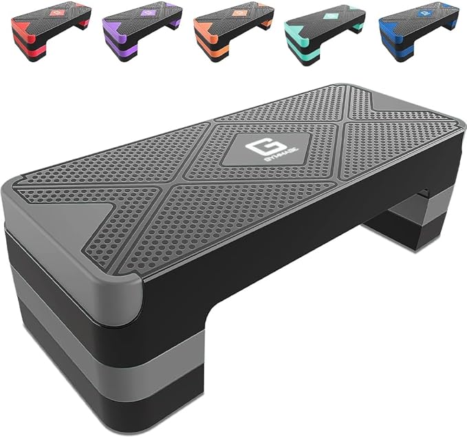 Aerobic Exercise Step, Adjustable Aerobic Stepper for Exercise, Workout Step Platform for Step Up